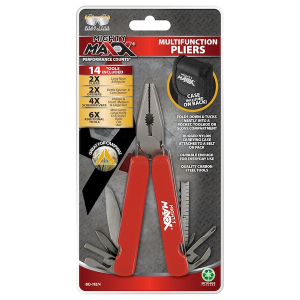 Mighty Maxx Pliers Multi Function 14in1 083-19274 | Zoro